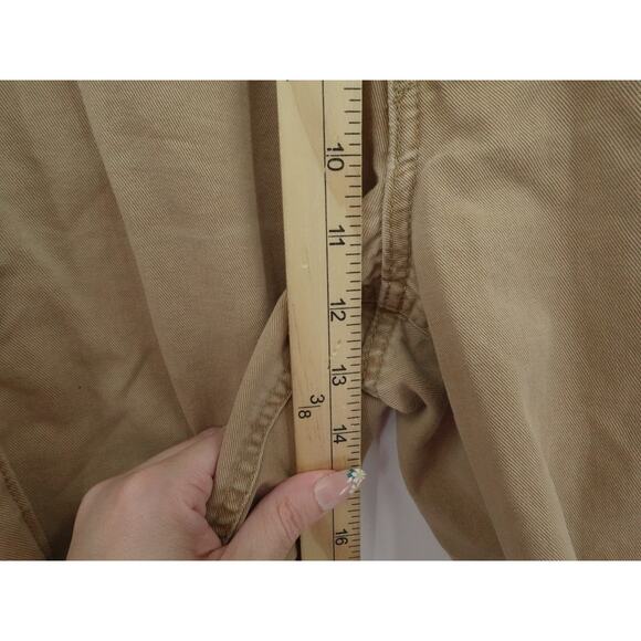 Y2K American Eagle Shorts Mens‎ 33 Khaki Distressed Cargo Utility Grunge - Picture 9 of 11